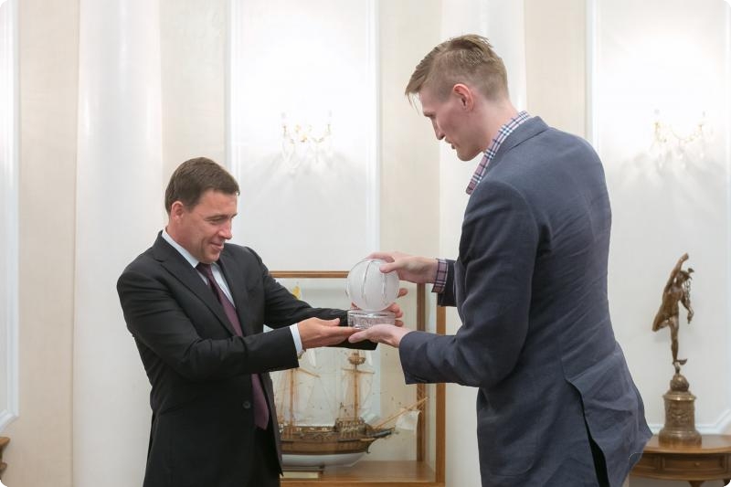 Евгений Куйвашев встретился с президентом Российской федерации баскетбола