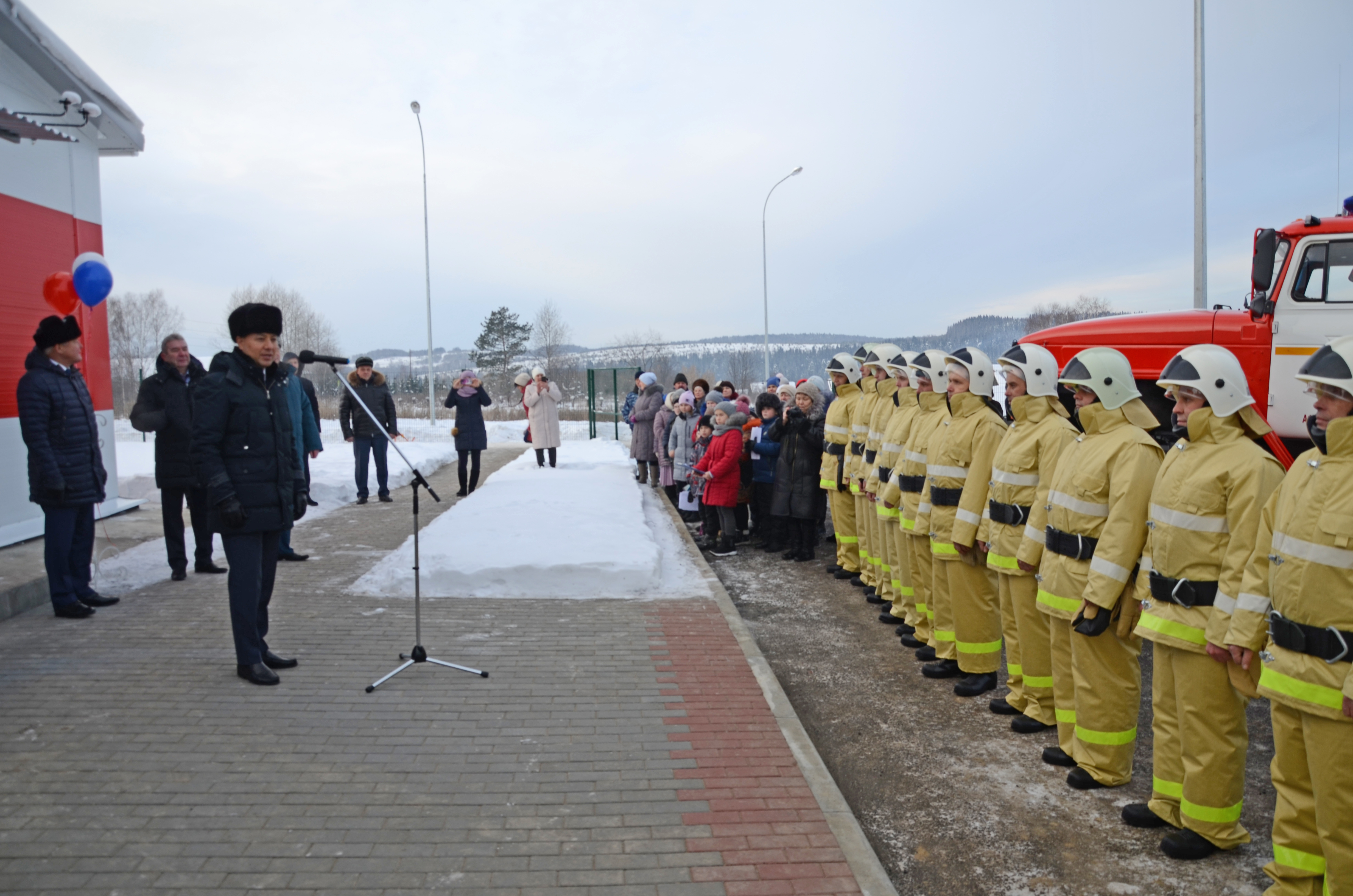 В Свердловской области открыли новое пожарное депо