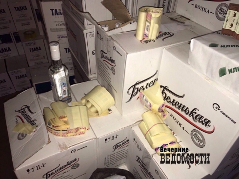 Три «ГАЗели» паленого спиртного изъяли сотрудники свердловской полиции и ФСБ