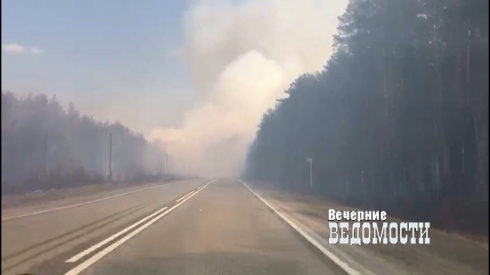 Свердловские автомобилисты жалуются на дым от лесных пожаров: «Видимость крайне низкая» (ФОТО)