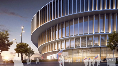 УГМК презентовала проект ледовой арены, которую построят вместо «башни смерти»