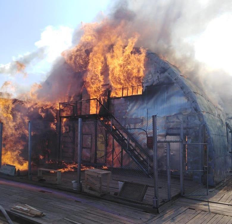 Пожар в исправительной колонии в Свердловской области потушили