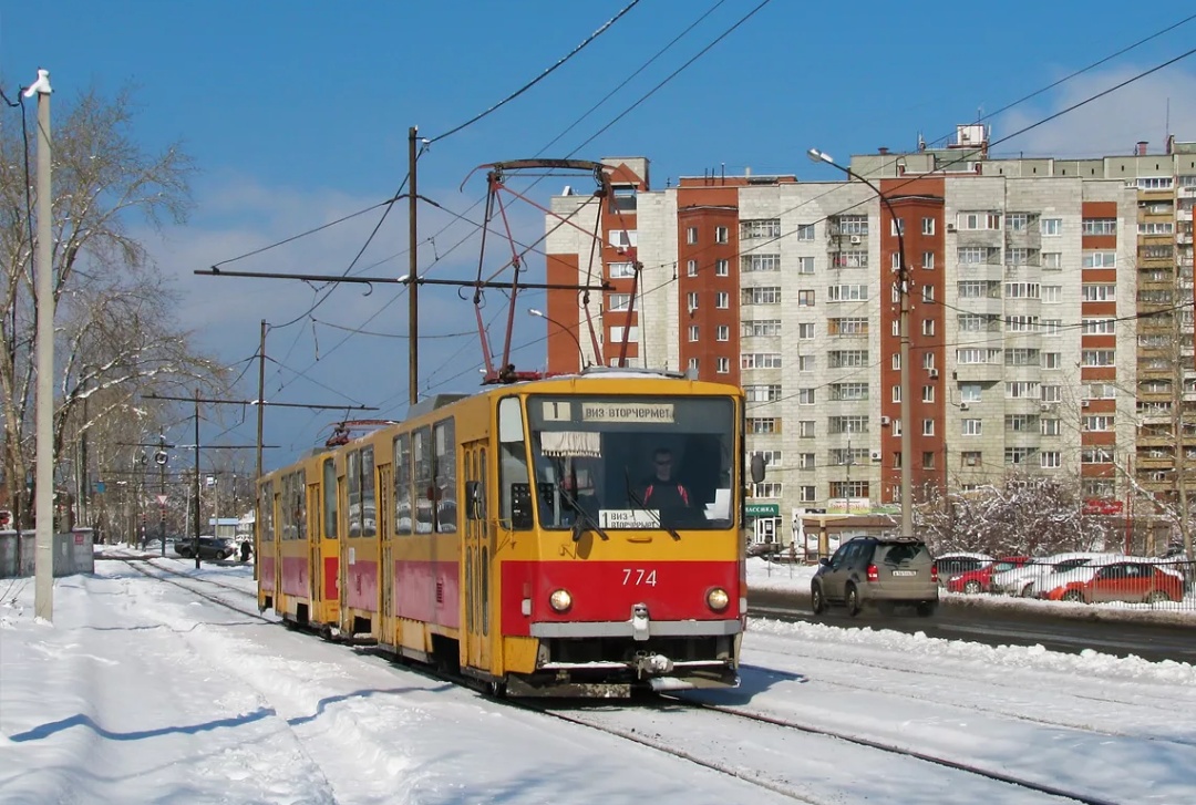 Трамвай в екатеринбурге фото