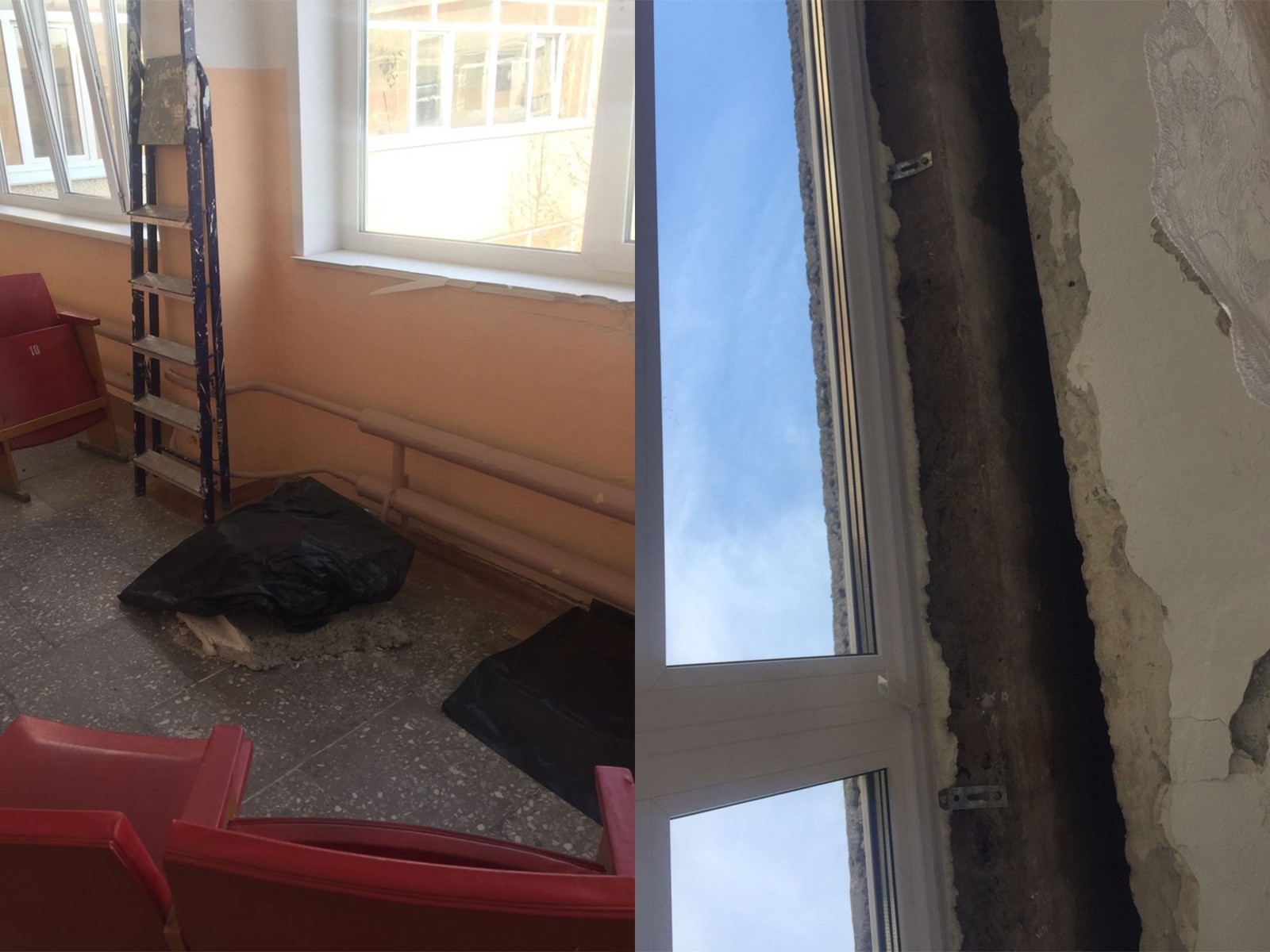 Школа 15 каменск. Перекрытие окна. Обрушение потолка. В школе обвалился потолок. Обвал перекрытия.